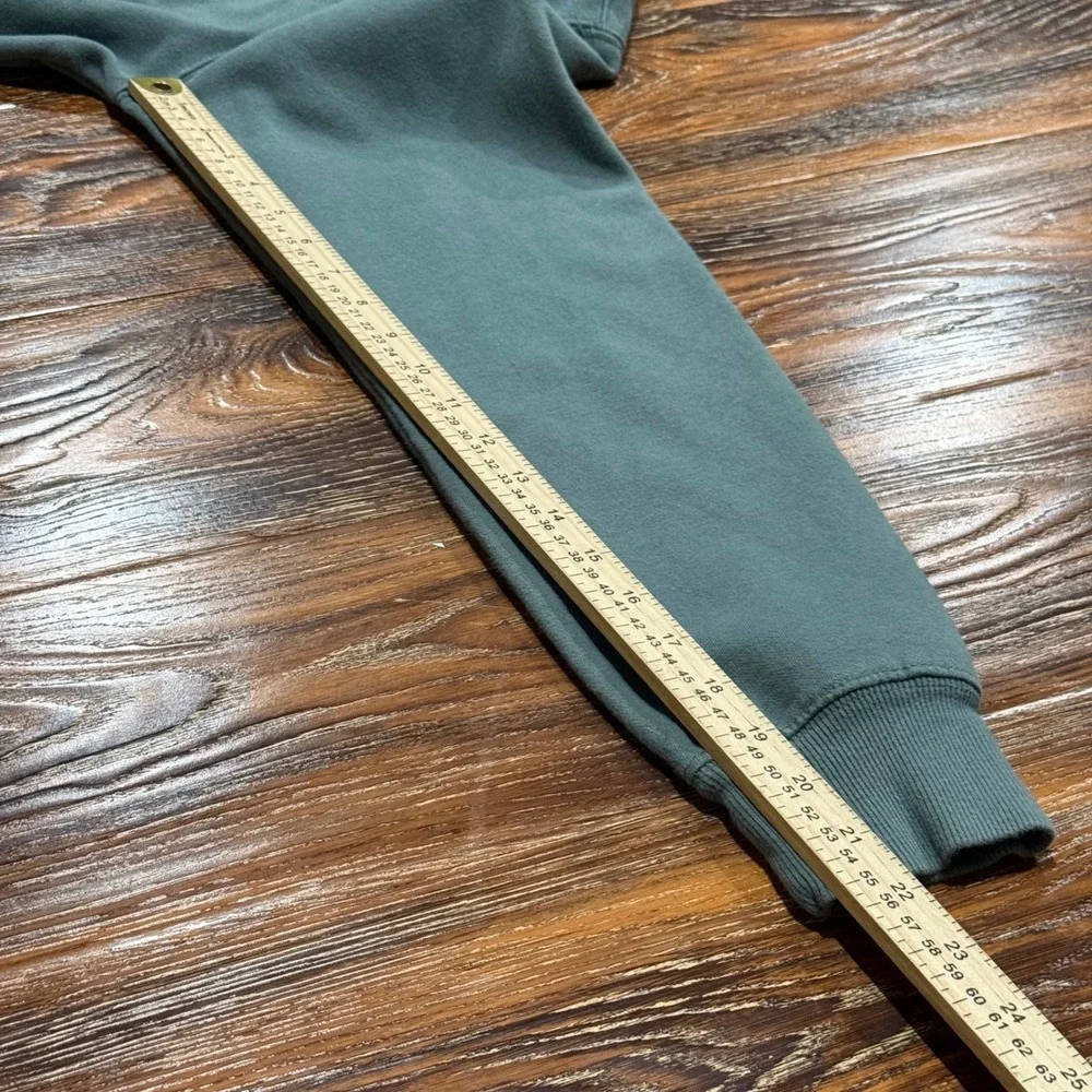 The North Face Mens Green Never Stop Exploring Graphic Box Logo Hoodie L
